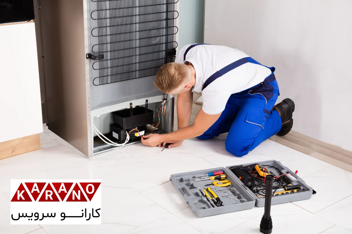 عکس تعمیر یخچال